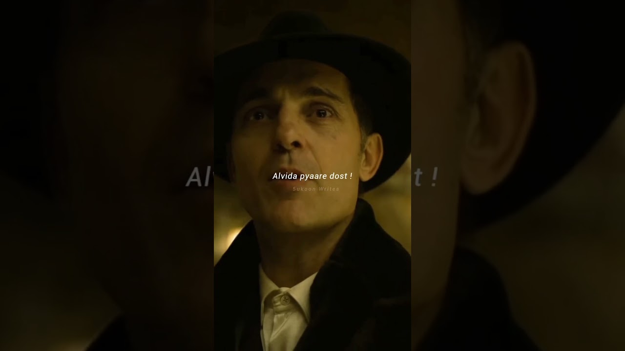 Alvida Pyaare Dost 🖤🥀  Money Heist  #5ukoon_writes #moneyheist #berlin #quotes #lifequotes #reels