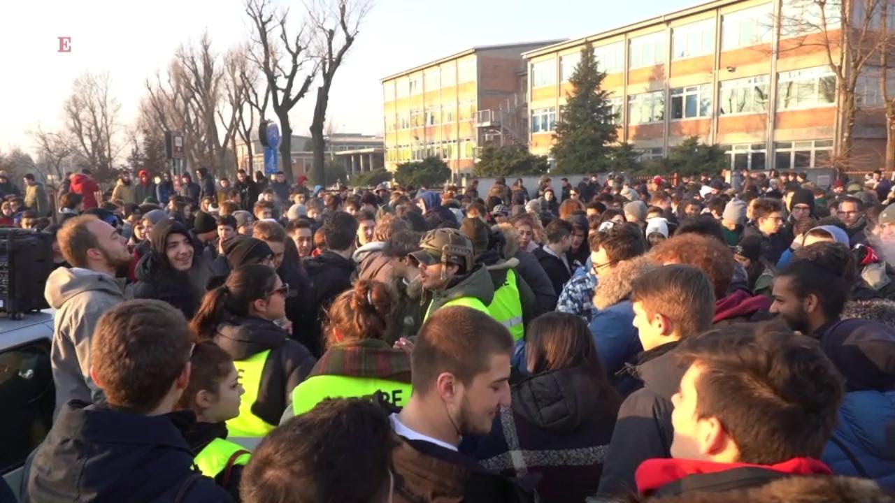 Lo sciopero degli studenti del Fermi