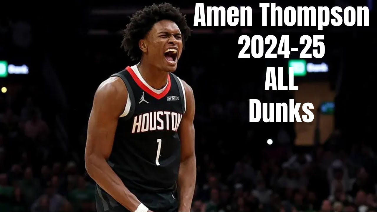 Amen Thompson 2024-25 ALL Dunks