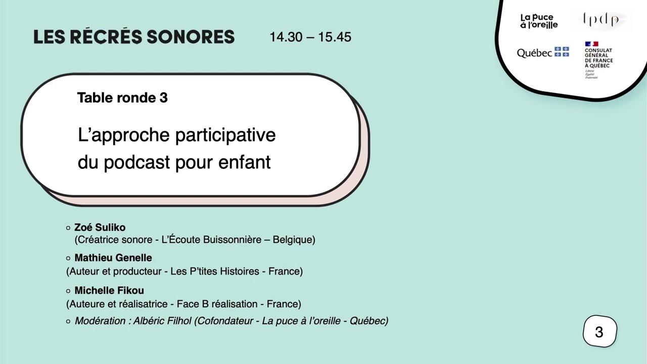 L'approche participative du podcast pour enfant - LES RÉCRÉS SONORES