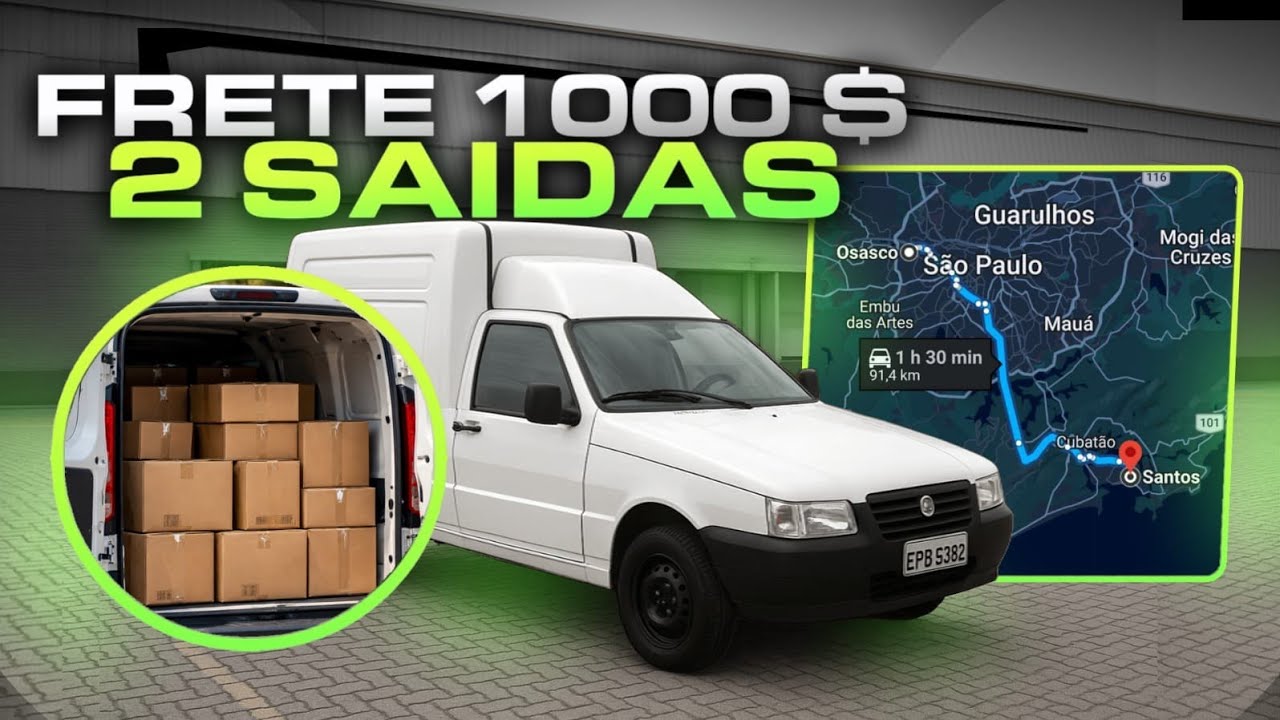 FIZ 1000$ EM 1 DIA DE TRABALHO COM A FIORINO