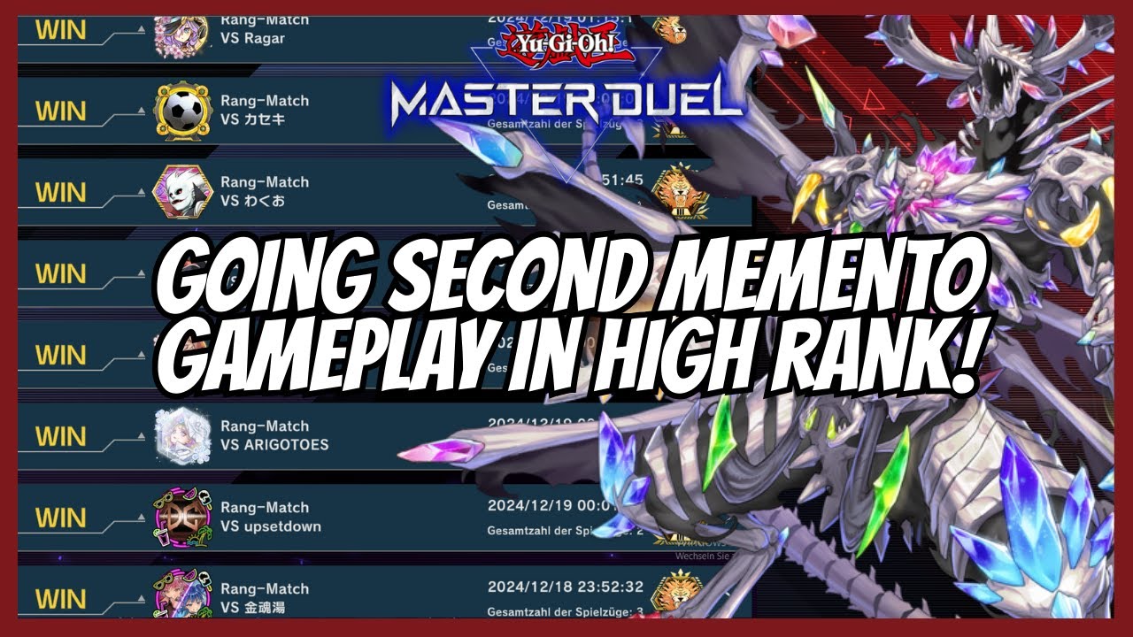 Memento GOING SEC- HIGH LEVEL GAMEPLAY! Yu-Gi-Oh! Master Duel- 2025