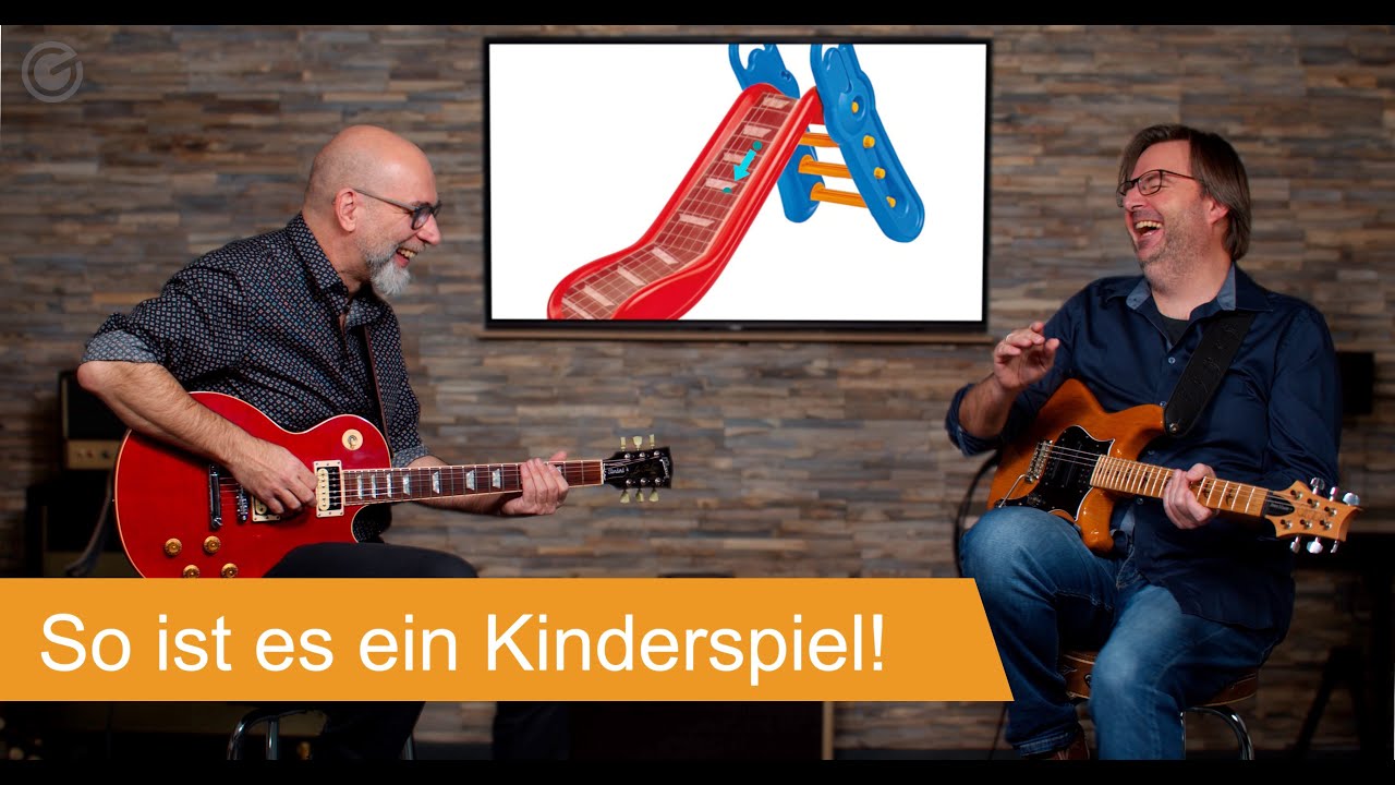 Raus aus der Pentatonik Box Lagenwechsel durch Position Slides - SUPERGAIN TV 153