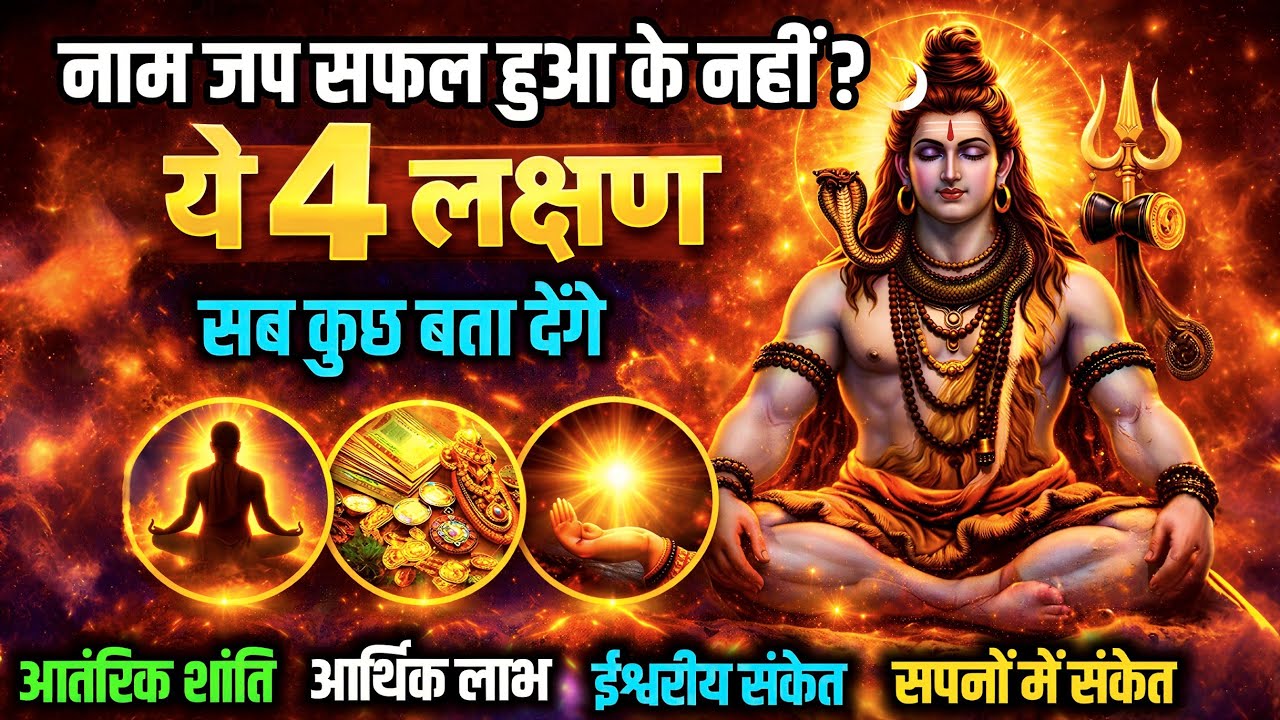 🔴 नाम जाप सफल हुआ या नहीं? ये 4 लक्षण सब कुछ बता देंगे | Shiv Dhyan Sagar