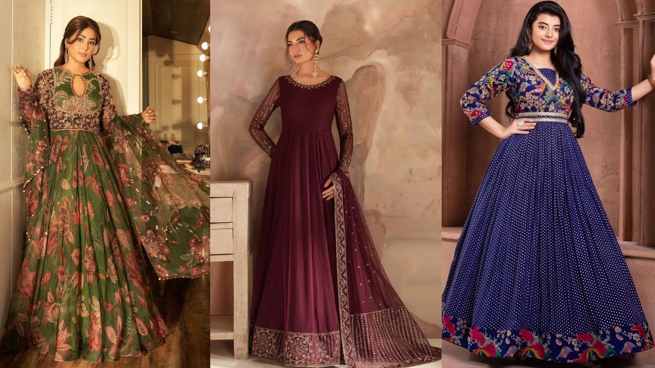Long Frock Designs For Eid 2026||Winter Long Frock Designing Ideas 2026||Eid Collection