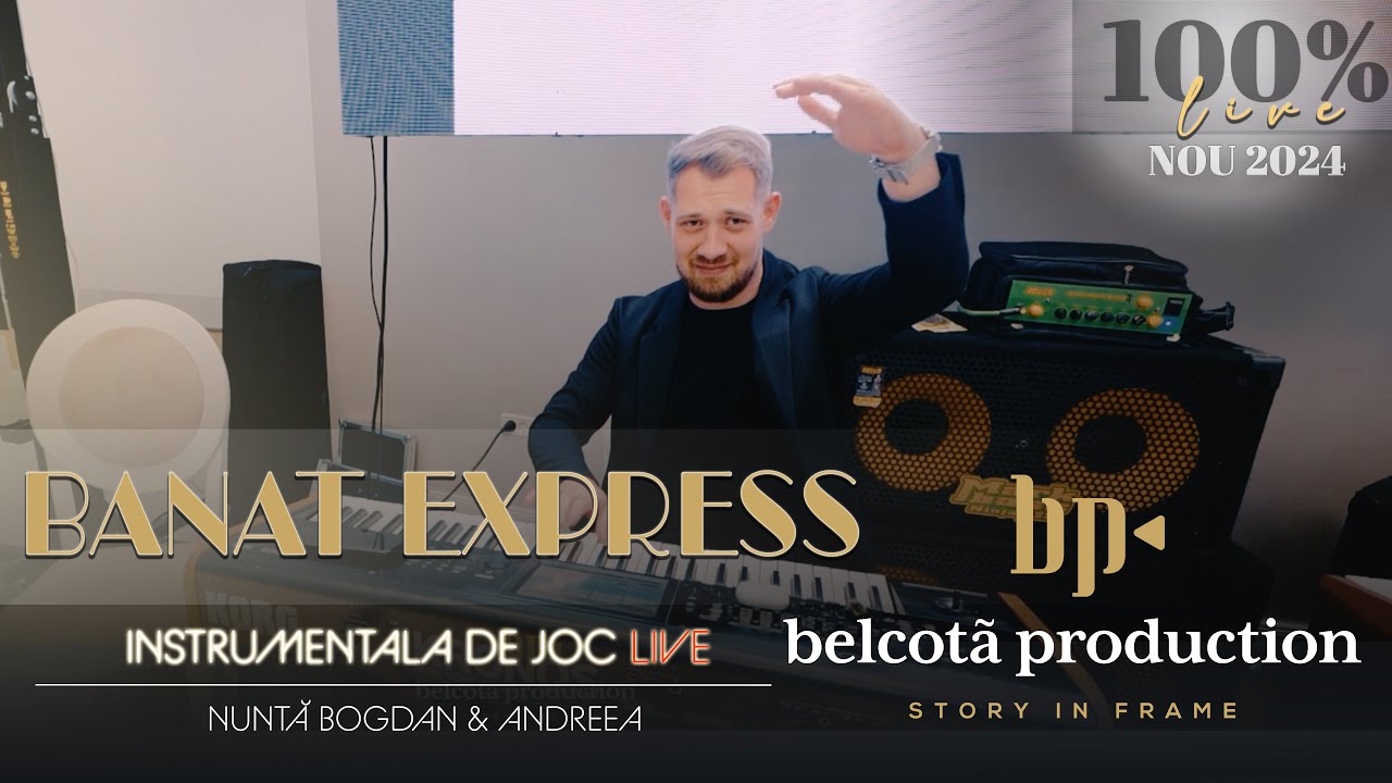 Banat Express - Instrumentala De Joc LIVE 🎷 Nunta Bogdan & Andreea ● NOU 2024
