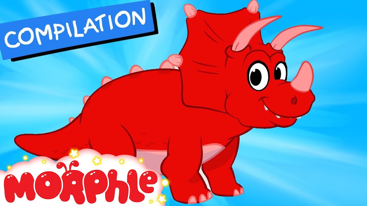 My Pet Dinosaur: Triceratops -  (+ Dinosaur compilation) My Magic Pet Morphle Episode #27