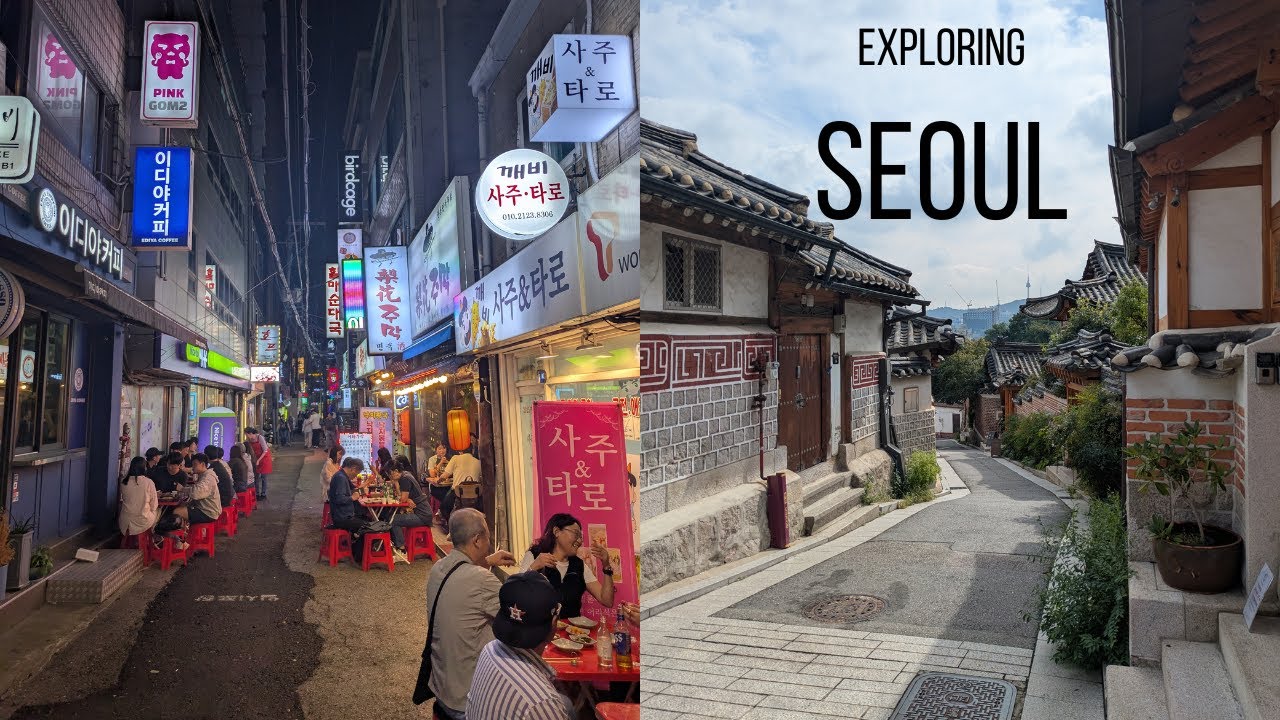 First time exploring Seoul's bustling streets