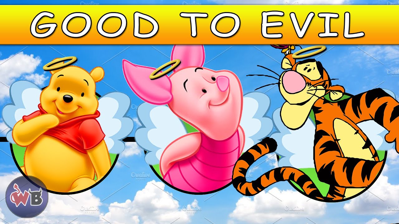Winnie The Pooh Characters: Good to Evil 🍯