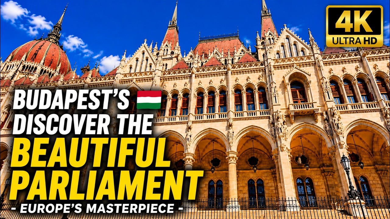 BUDAPEST'S 🇭🇺 Beautiful Parliament | 4K Walking Tour