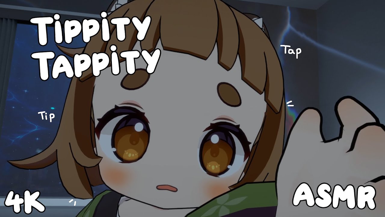 Tippity Tappity on Your Face and Ear to Ear! 4K Layered ASMR 『VRCHAT』