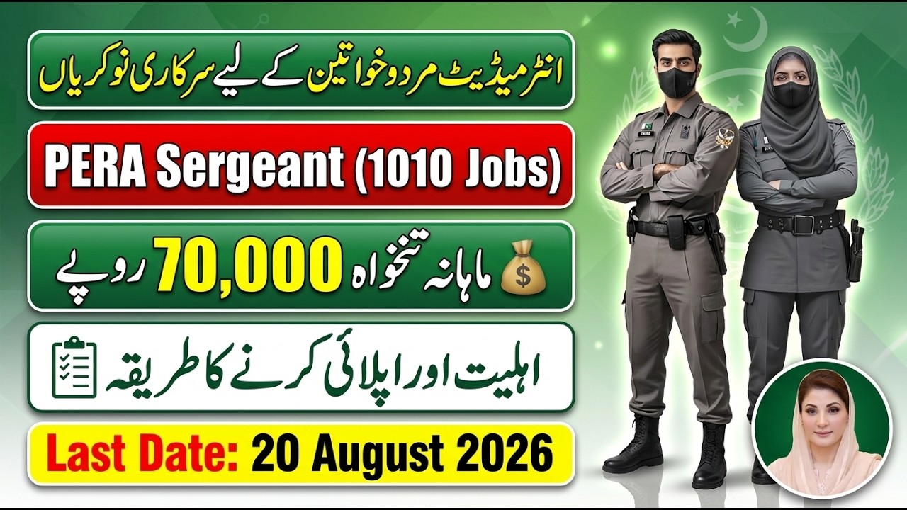 PERA Force Job 2026 Apply Online | PERA Sergeant Jobs | PERA Sergeant Test Preparation