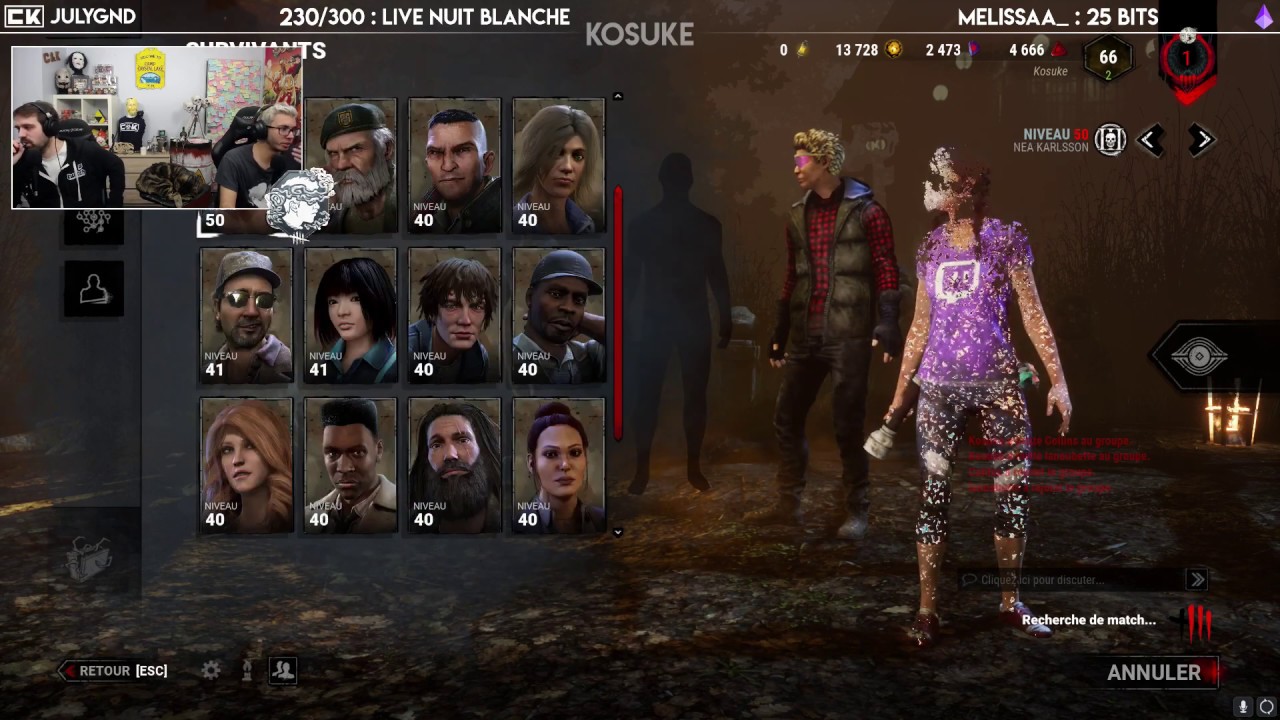 Soirée Survie | Dead by Daylight ! #8 ( 9 Janvier 2020 )
