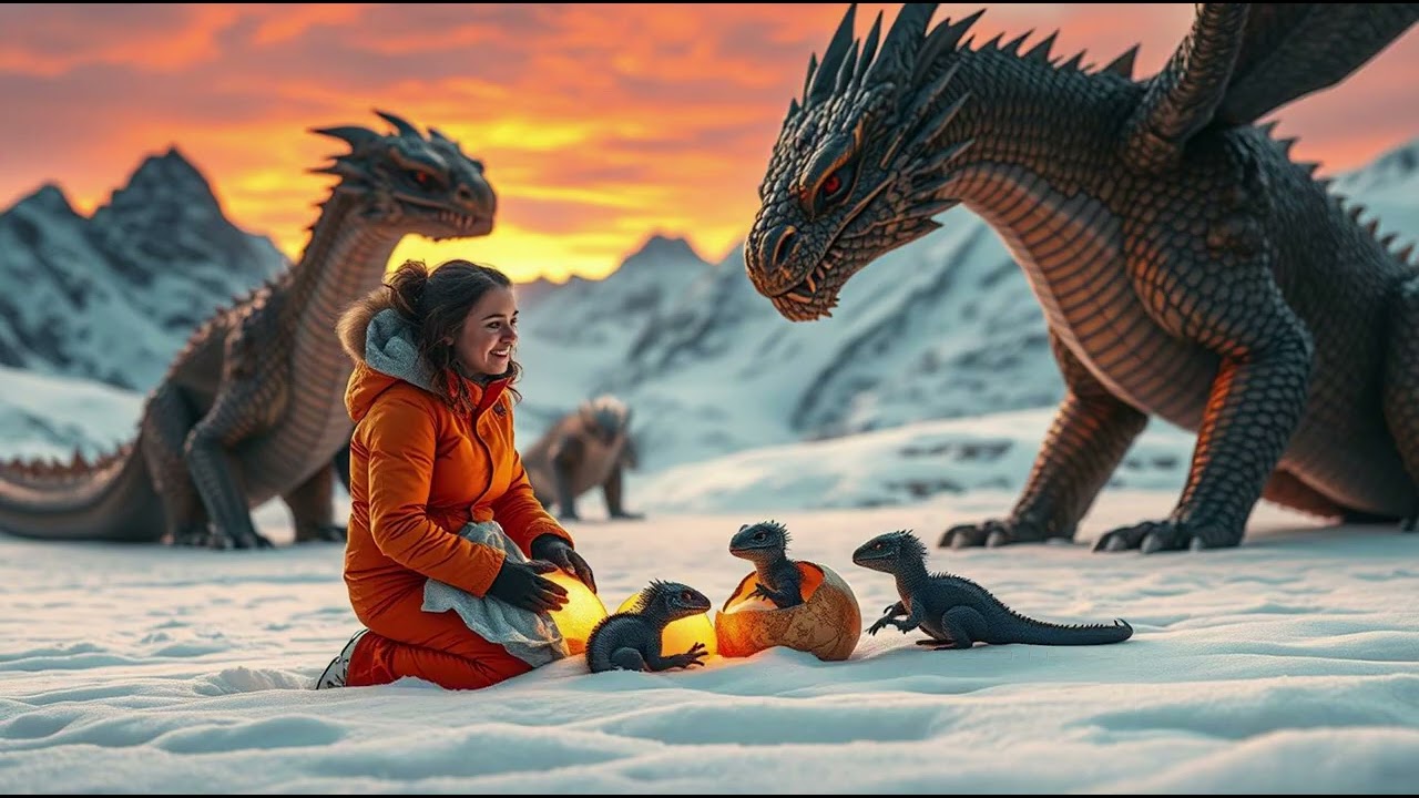 Grieving Dragon Pack Wept for Their Lost Hatchlings—Until a Human Appeared in the Snow
