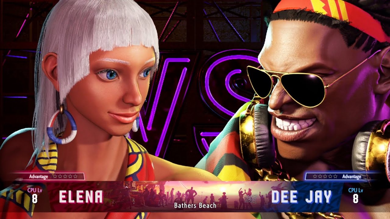 SEASON 3 Elena vs Dee Jay (CPU8 vs CPU8) series 1