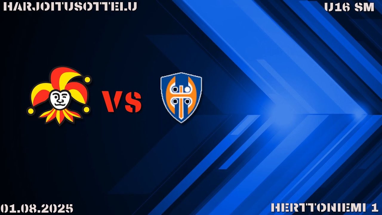 01.08.2025 U16SM HARJOITUSOTTELU JOKERIT - TAPPARA 5 - 3