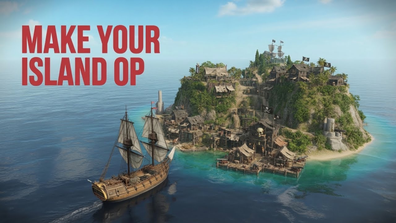 The PERSONAL ISLAND is OP!! Island Tutorial | World Of Sea Battle