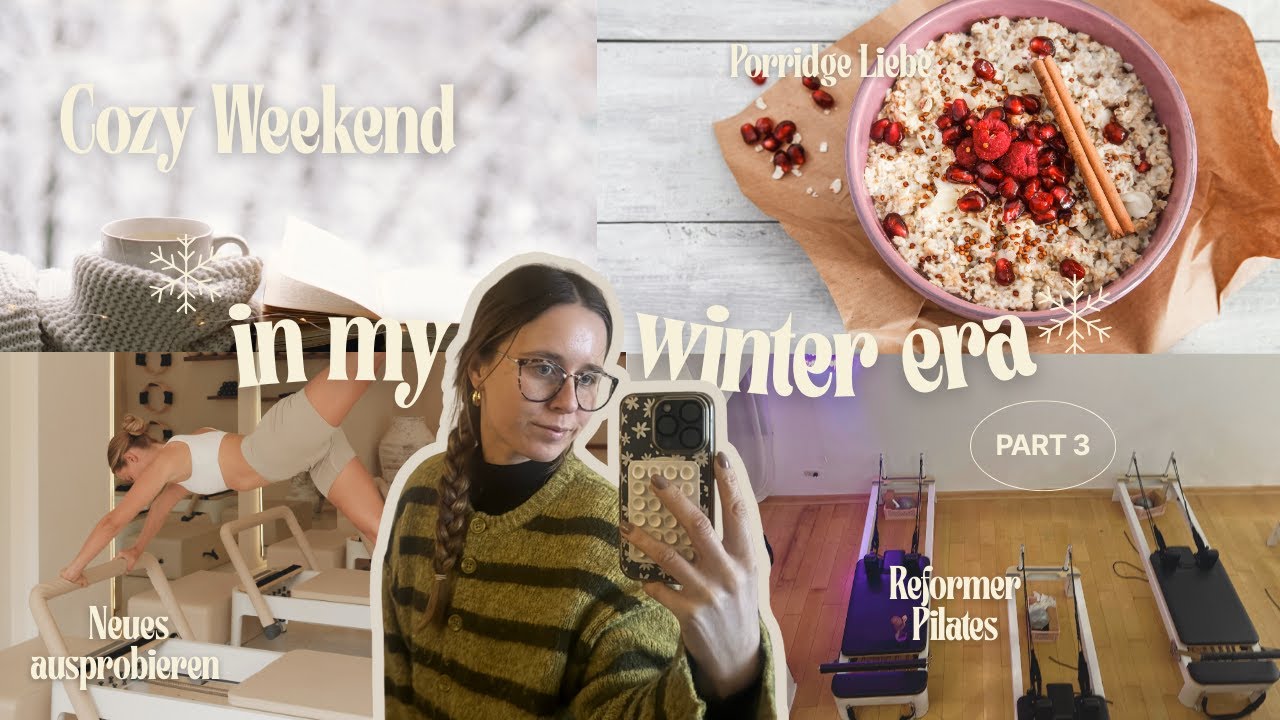 Cozy Winter Weekend Vlog ❄️ Reformer Pilates, Gym, Spaziergänge & kochen I winter era