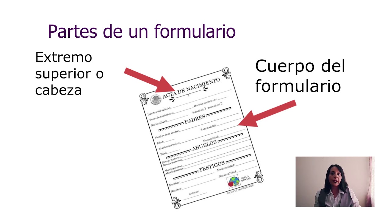 Caracter&iacute;sticas y funci&oacute;n de los formatos y formularios 4&deg;.