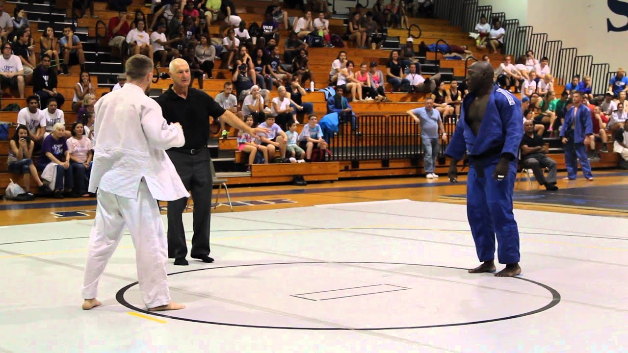 Tylor Ferry and Rhadi Ferguson doing a Judo Demo