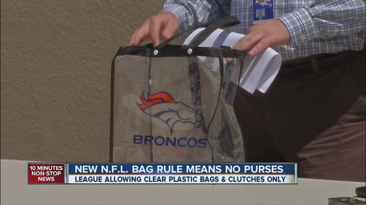 New clear bag policy for 1st Broncos home game