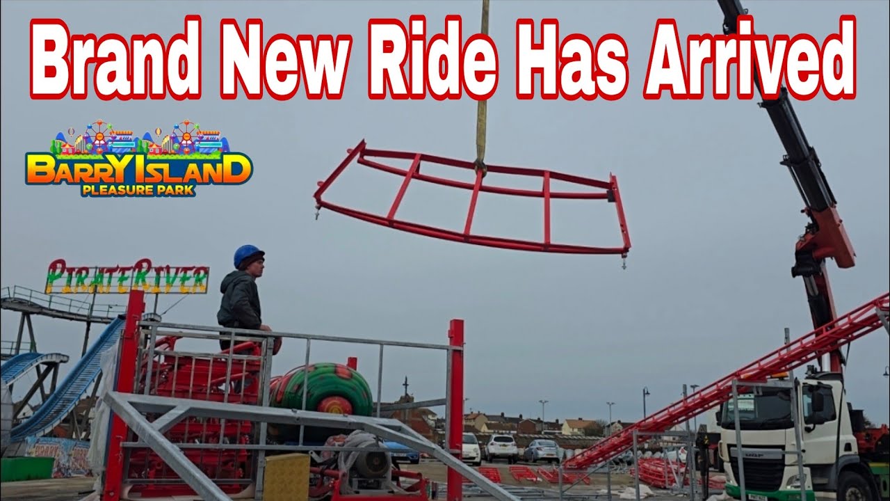 Another Brand New Ride Has Arrived At Barry Island Pleasure Park (18th February 2026) 