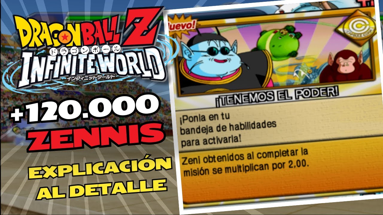 GUÍA DETALLADA PARA FARMEAR 120.000 ZENNIS - Dragon Ball Z: Infinite World