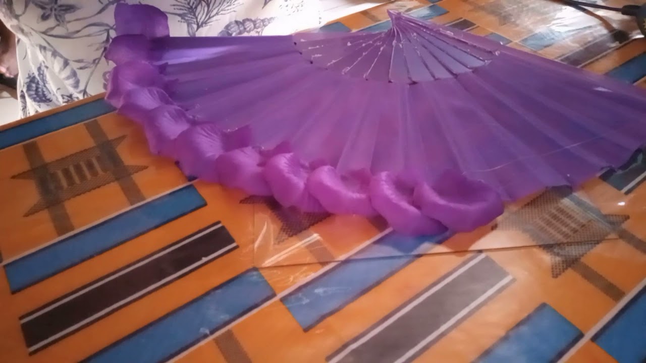 TUTO DIY éventail de pétales