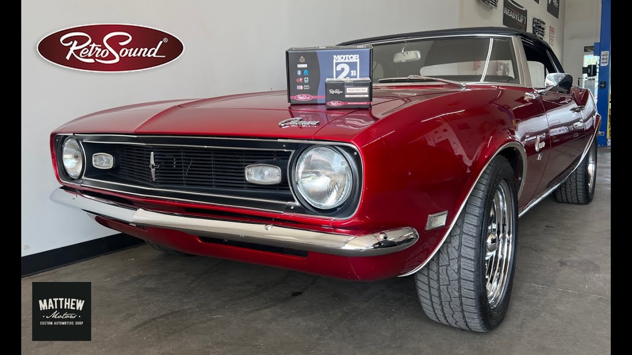1968 Camaro Gets RetroSound - Matthew Motors E37
