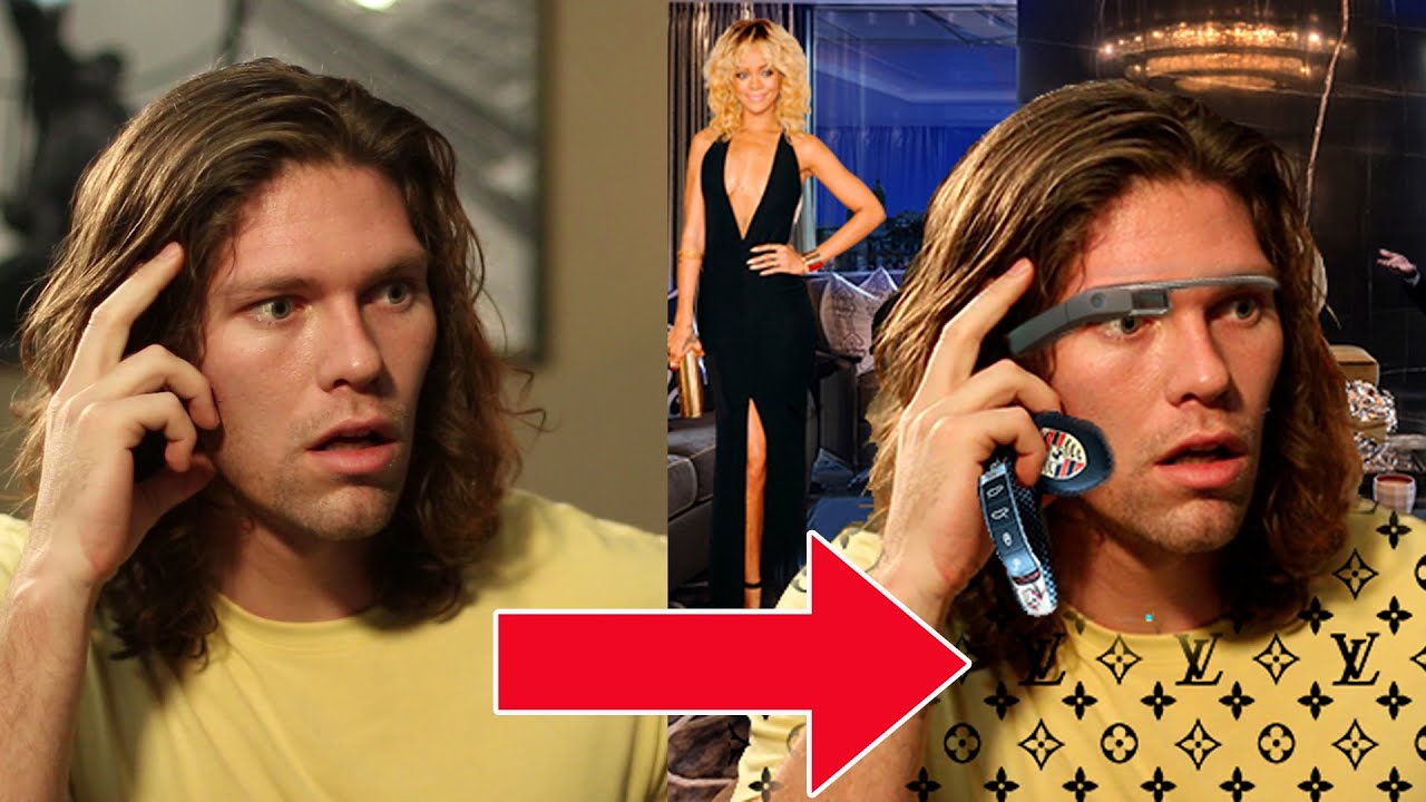 I hired people to photoshop me like an Instagram influencer