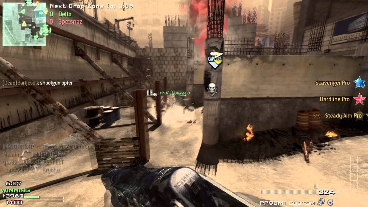 MW3 Livecom #1 - Using My PeePee Drop Zone