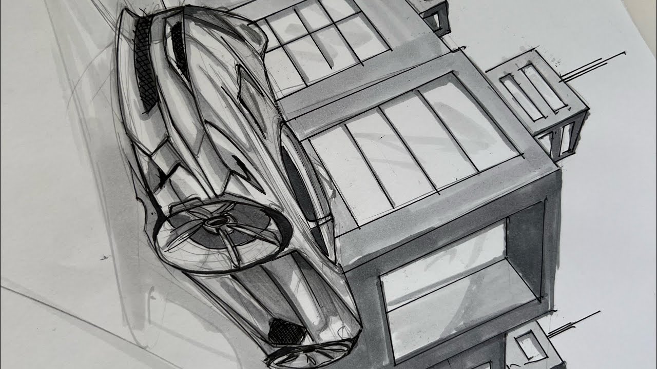 Sketch car --time lapse--