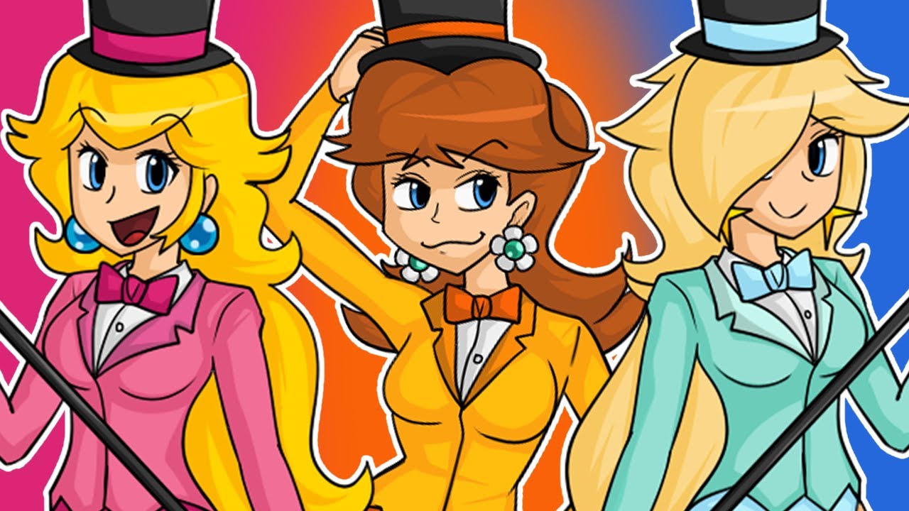 Funny Peach, Daisy, and Rosalina Animation Compilation - Gabasonian