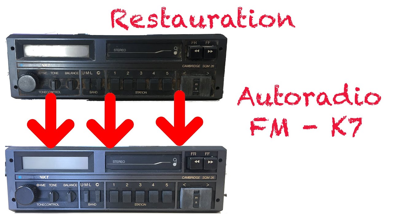 Restauration autoradio K7