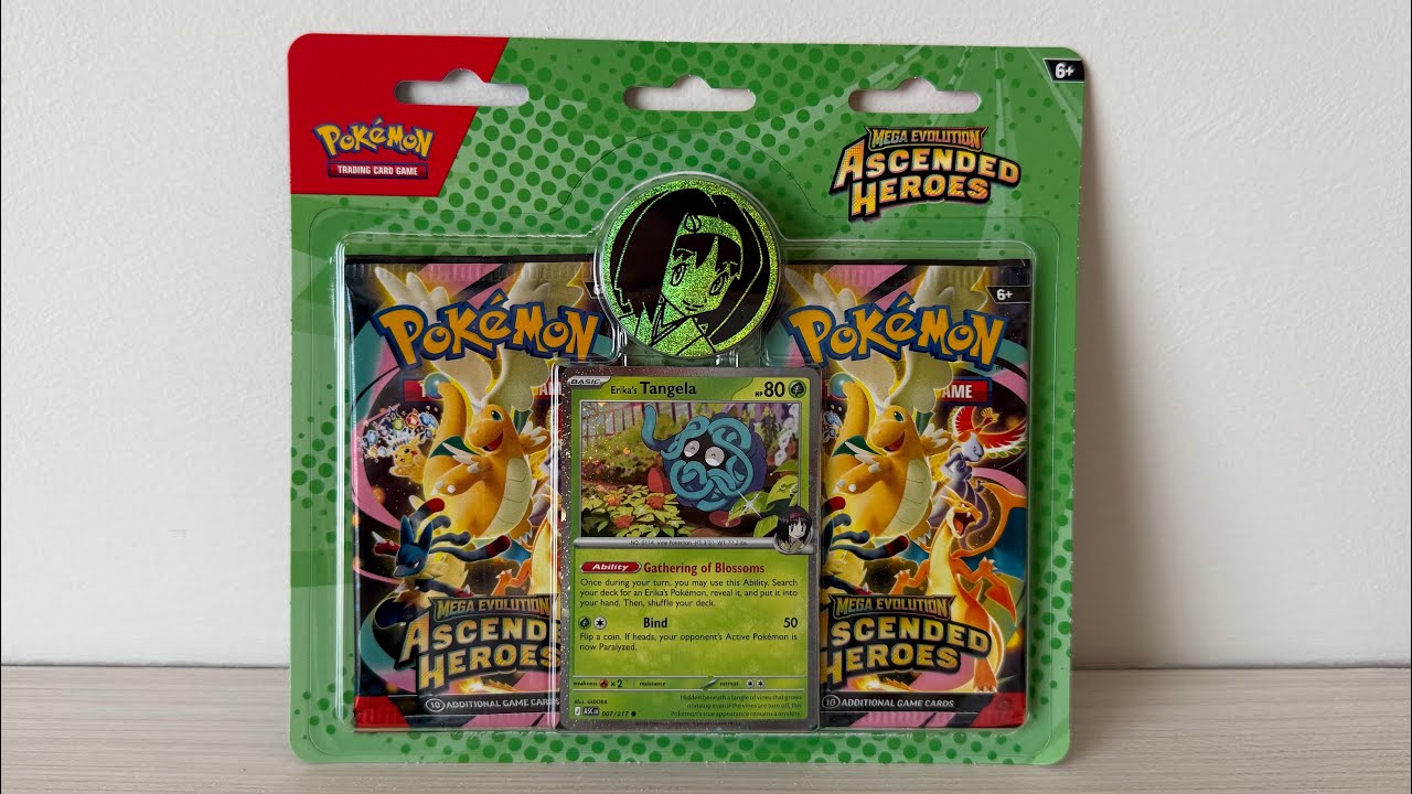 Ascended Heroes Collection Unboxing | Erika | MEGA EVOLUTION | The PoKéMoN TCG