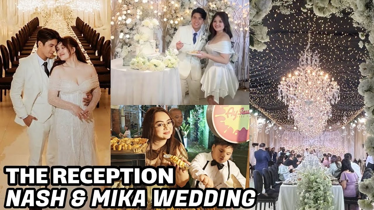 GRAND WEDDING RECEPTION sa KASAL nina Nash Aguas and Mika Dela Cruz Wedding