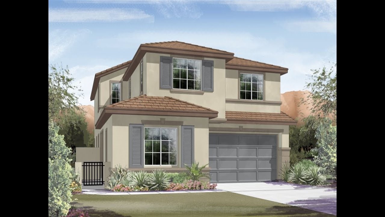 Granada model Home (2549 sq ft) by CalAtlantic Homes, MyHeaven Las Vegas house tour | Rooftop deck