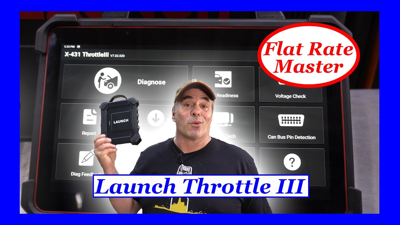Launch Throttle III Scan Tool and Scope