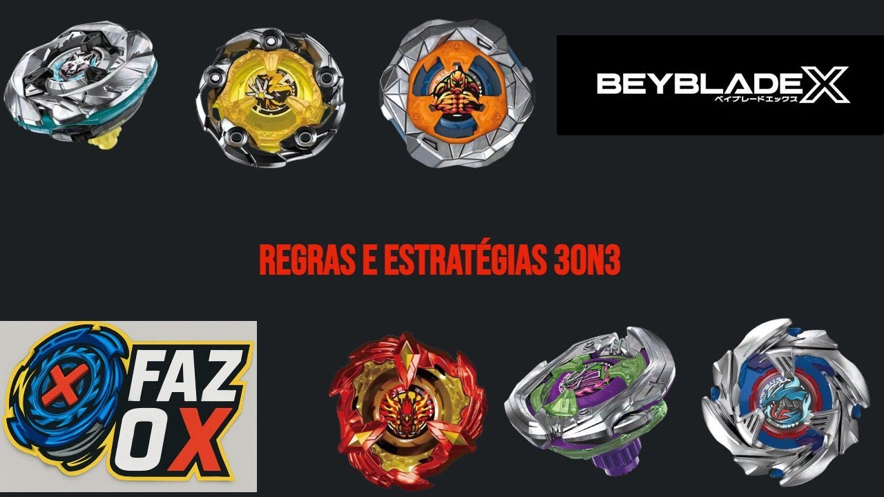 Como Montar um Deck 3on3 Competitivo em Beyblade X! [Explicado com Batalhas Reais]
