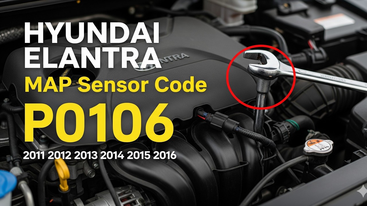 Hyundai Elantra MAP Sensor Code P0106 Fix (2011-2016) | Check Engine Light Diagnosis & Repair