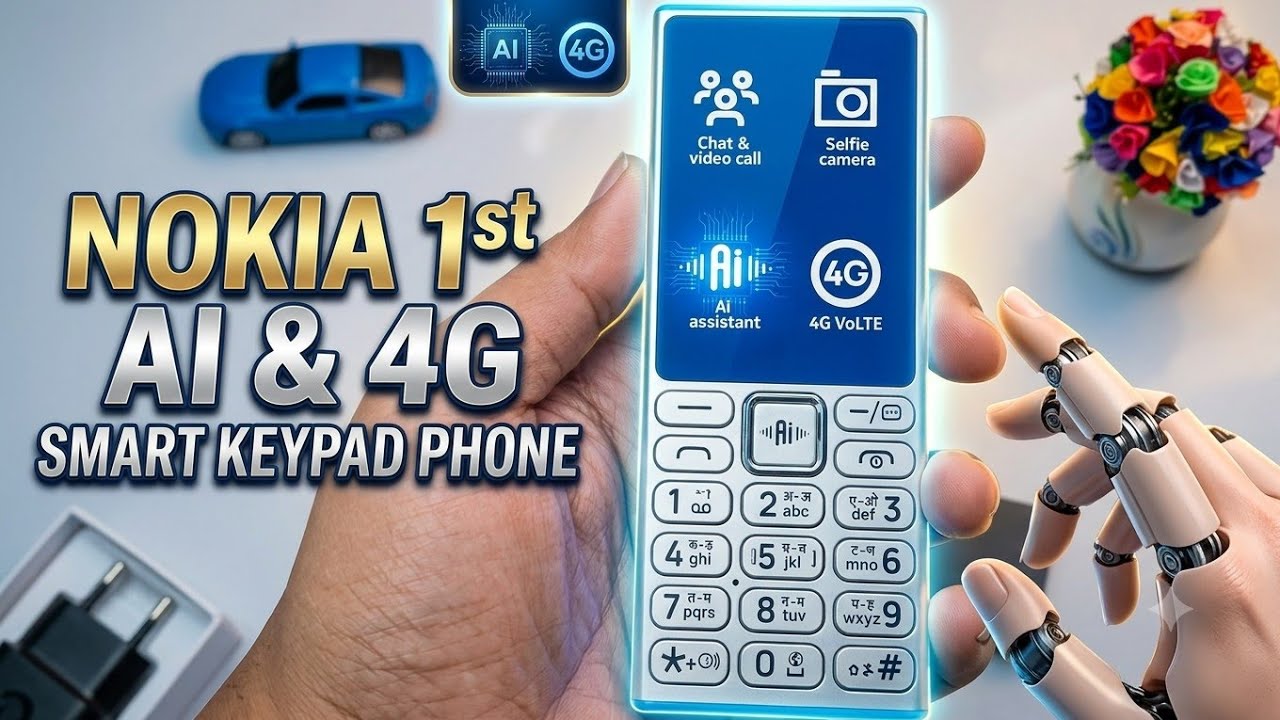 Nokia's First AI Assistant 4G Keypad Phone! 🤖 | HMD Nokia 210 4G (2026) Unboxing & Review