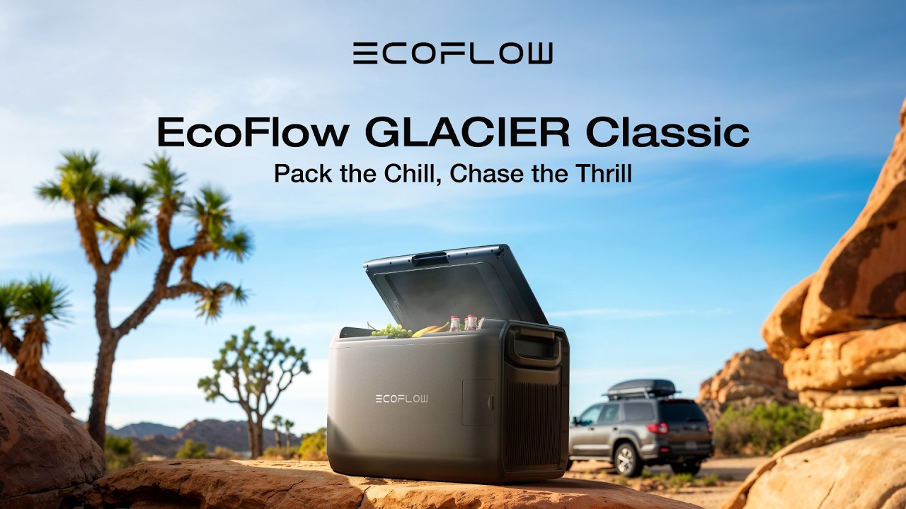 EcoFlow GLACIER Classic | All New Portable Cooler, Freezer, and Battery&mdash;All in One