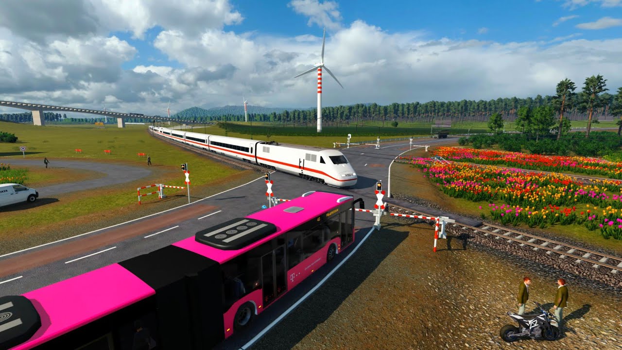 Transport Fever 2: Der Bahnübergang Teil 1243