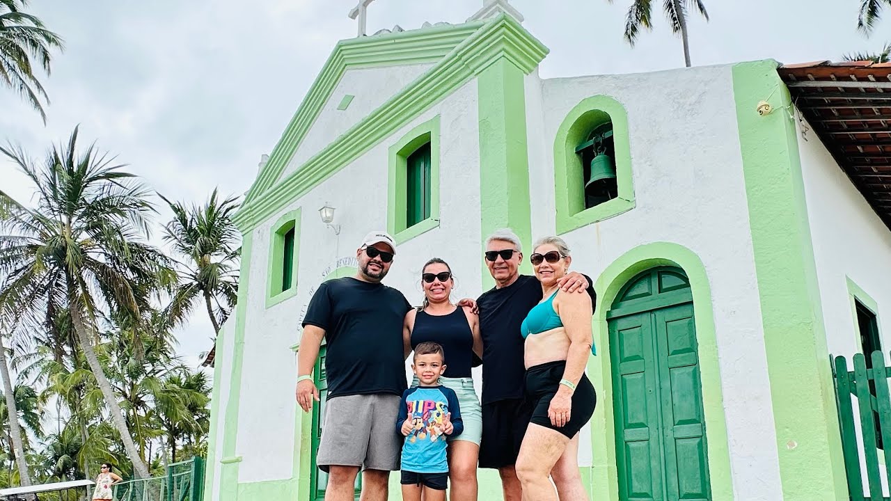 Fomos para #carneiros e passeio de #catamarã #igrejinha  e #piscinasnaturais #boraborabeach #praia 