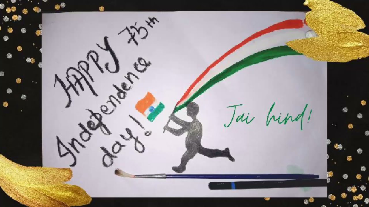 Tiranga art || independence day special #video #jaihind #Bharatmaa #75thindependenceday #diyartwork❤