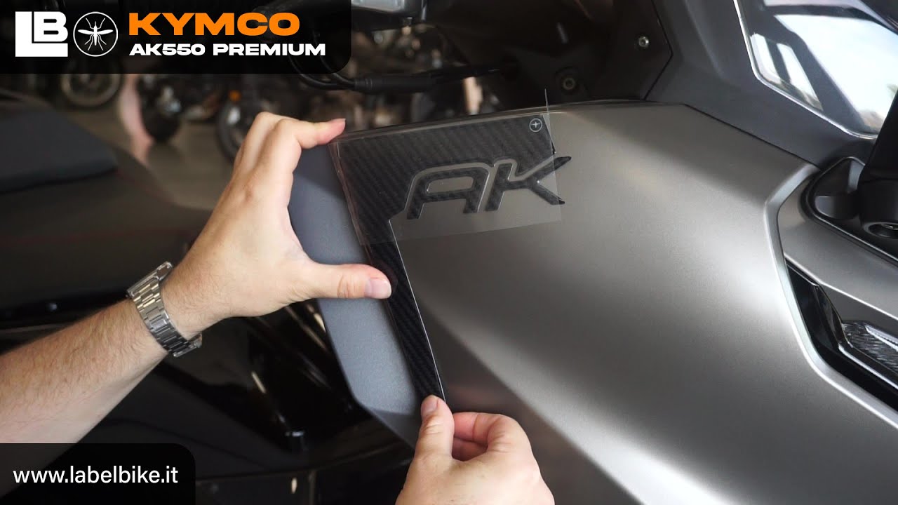 Protect the Edges of Your Kymco AK 550: Step-by-Step Guide to Apply Labelbike® Stickers
