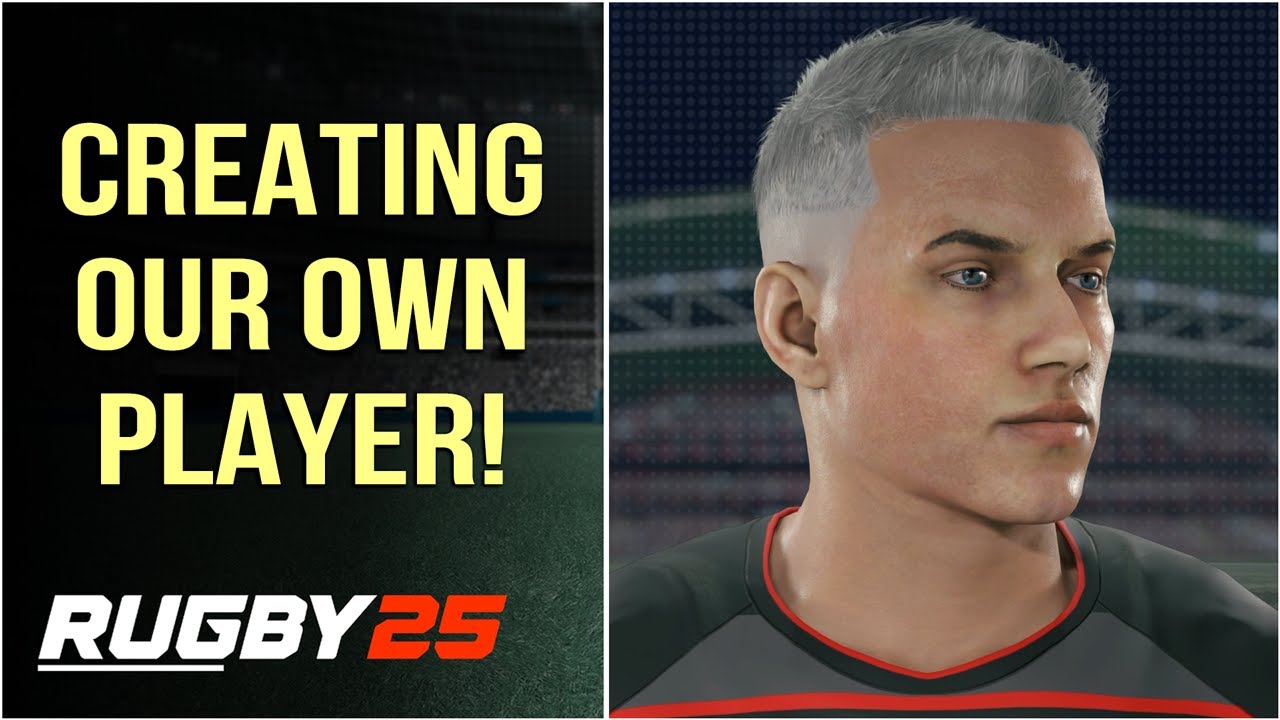 СОЗДАЕМ своего собственного ИГРОКА в Rugby 25! (Создание игрового процесса игрока Академии)