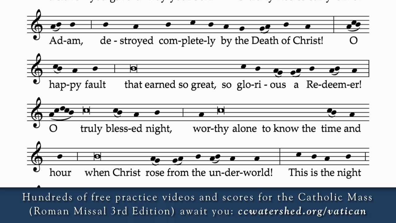 Exsultet • ICEL New Translation (Practice Recording) Roman Missal, Third Edition