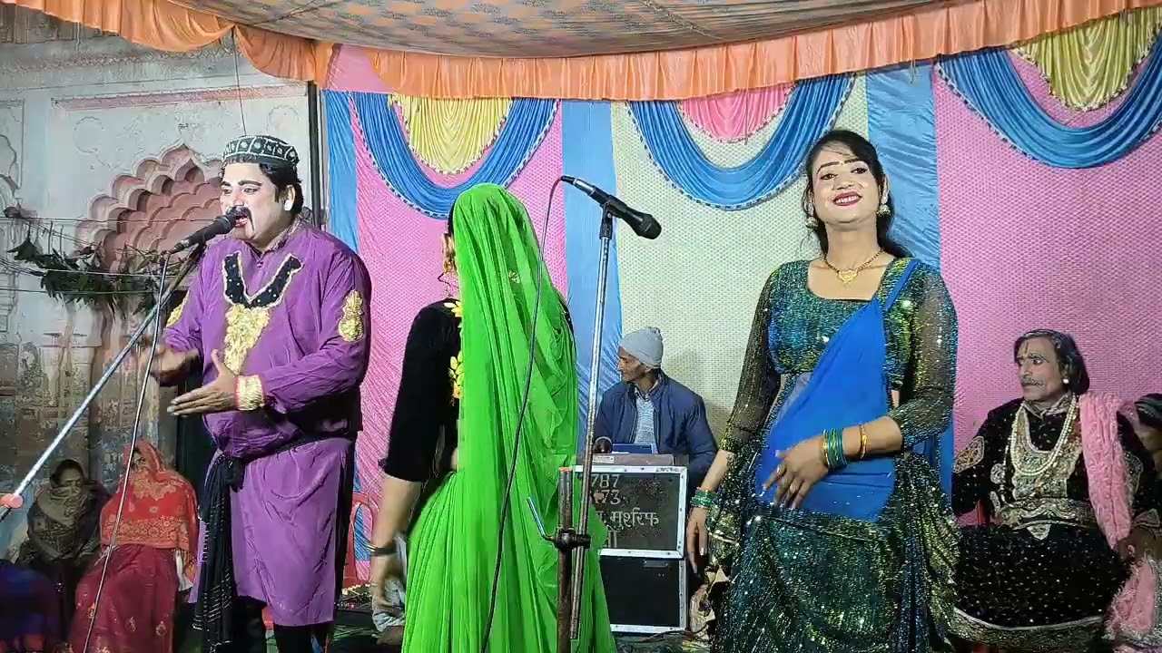 धमाकेदार कॉमेडी के साथ/भक्त पूरणमल नौटंकी भाग 1 मामुशर्रफ,सीटू जोकर मा इसरार नौटंकी झांसी 6393166173