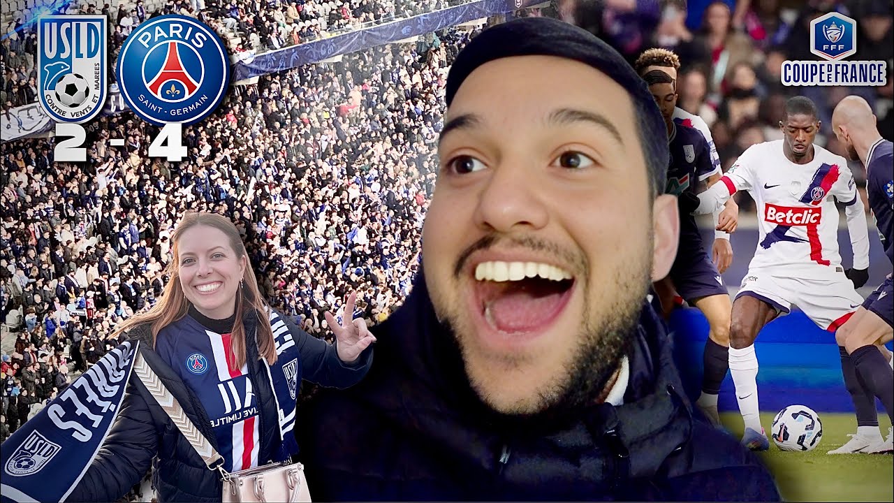 L'USLD TOUT PROCHE DE L'EXPLOIT EN DEMI DE CDF FACE AU PSG ! 🥲 (DUNKERQUE VS PARIS SG - VLOTCH 103)